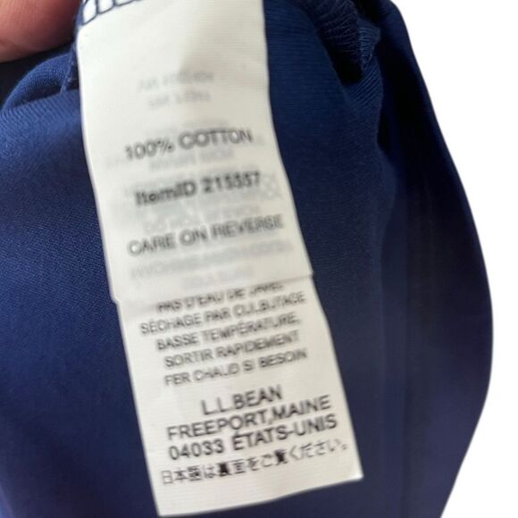 L.L. Bean Blue Short Sleeve T-Shirt, Size L, NWT - Picture 6 of 7